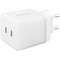 Фото - Мережевий зарядний пристрій Proove Pure GaN Max (2xUSB-C) 67W White (WCPU67022202) | click.ua