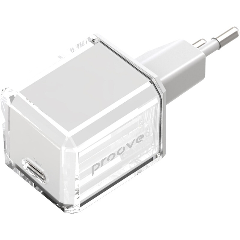 Мережевий зарядний пристрій Proove Pure GaN (1USB-C) 30W White (WCPU30012202)