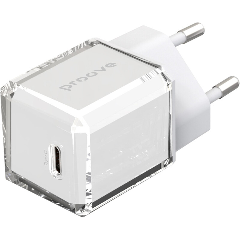 Мережевий зарядний пристрій Proove Pure GaN (1USB-C) 30W White (WCPU30012202)