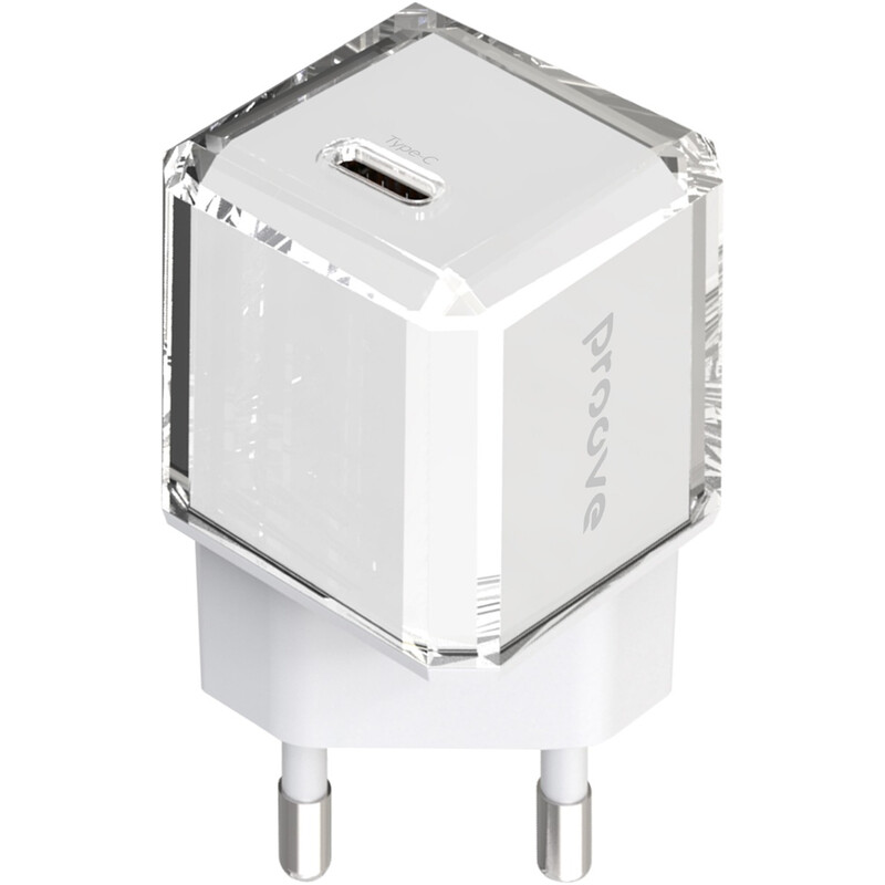 Мережевий зарядний пристрій Proove Pure GaN (1USB-C) 30W White (WCPU30012202)