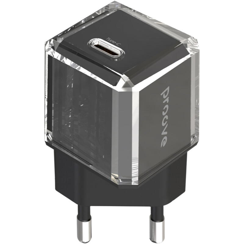 Мережевий зарядний пристрій Proove Pure GaN (1USB-C) 30W Black (WCPU30012201)