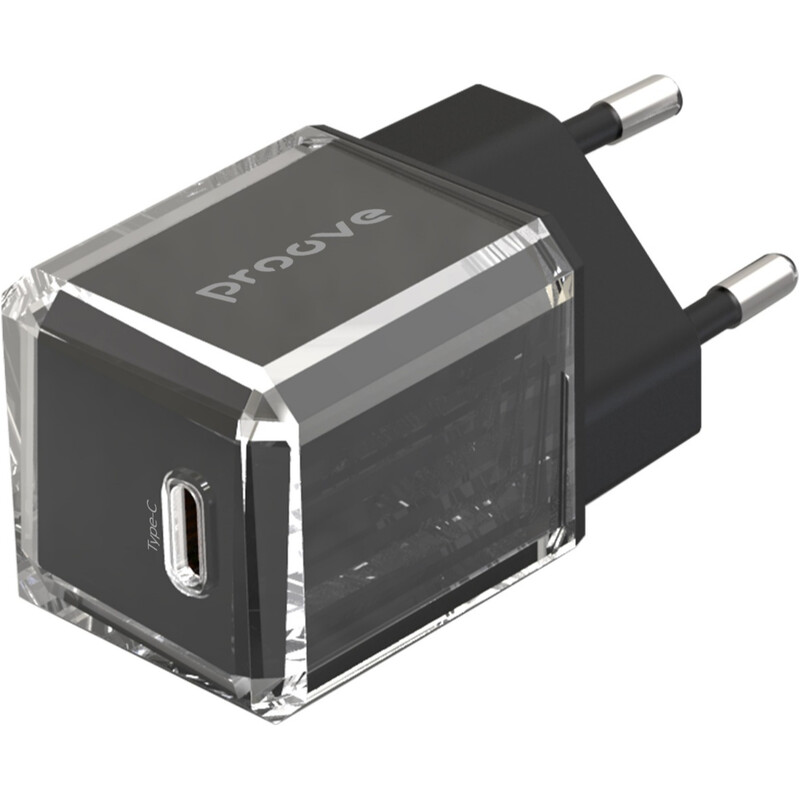 Мережевий зарядний пристрій Proove Pure GaN (1USB-C) 30W Black (WCPU30012201)