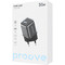 Фото - Мережевий зарядний пристрій Proove Pure GaN (1USB-C) 30W Black (WCPU30012201) | click.ua