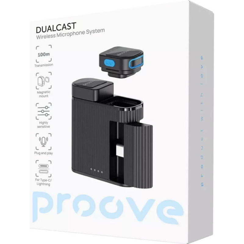 Микрофон Proove DualCast Black (PDWM00002001)