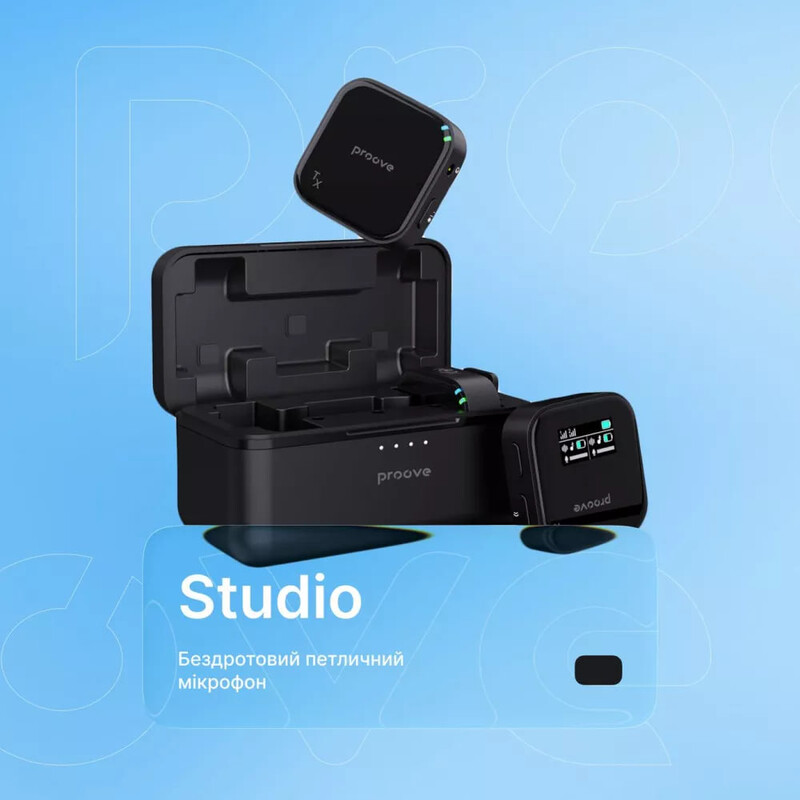 Мікрофон Proove Studio Black (PSWM15000201)