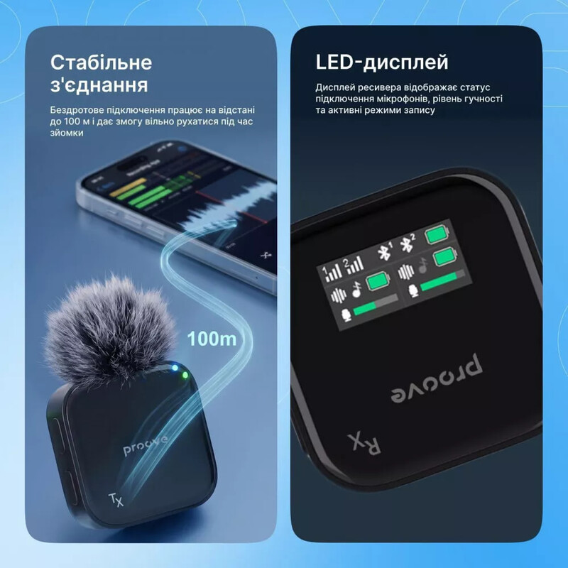 Мікрофон Proove Studio Black (PSWM15000201)