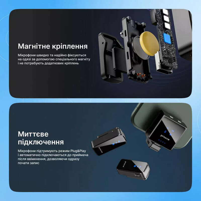 Микрофон Proove ToneLine Black (PTWM00000201)