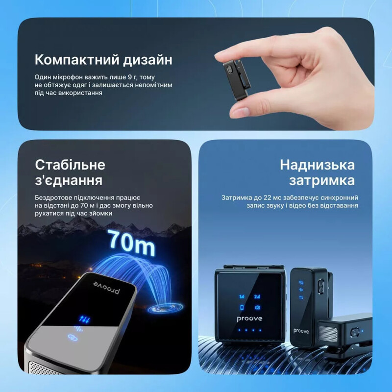 Микрофон Proove ToneLine Black (PTWM00000201)