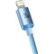 Фото - Кабель Baseus Crystal Shine Series Fast Charging USB Type-C - Lightning (M/M), 20W, 1.2 м, Sky Blue (CAJY001303) | click.ua