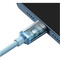 Фото - Кабель Baseus Crystal Shine Series Fast Charging USB Type-C - Lightning (M/M), 20W, 1.2 м, Sky Blue (CAJY001303) | click.ua