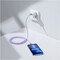 Фото - Кабель Baseus Crystal Shine Series Fast Charging USB Type-C - Lightning (M/M), 20W, 2 м, Purple (CAJY000305) | click.ua