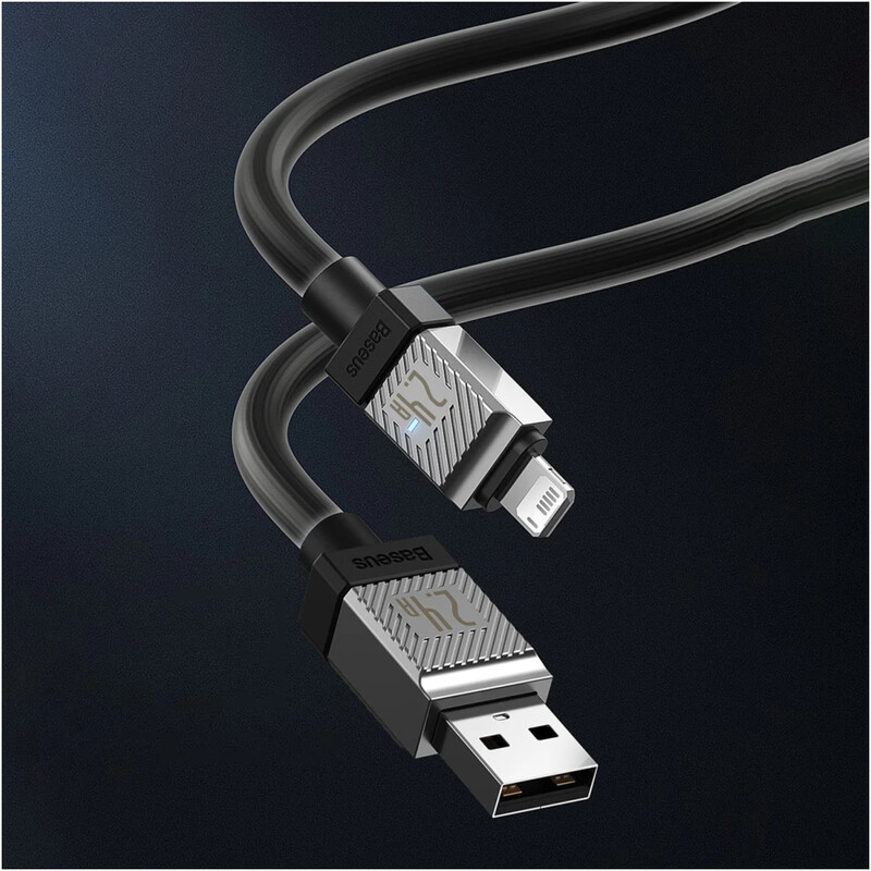 Кабель Baseus CoolPlay Series Fast Charging USB Type-C - Lightning (M/M), 20W, 2 м, Black (CAKW000101)