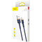 Фото - Кабель Baseus Cafule USB Type-A - Lightning (M/M), 1.5A, 2 м, Blue/Gold (CALKLF-CV3) | click.ua