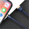 Фото - Кабель Baseus Cafule USB Type-A - Lightning (M/M), 1.5A, 2 м, Blue/Gold (CALKLF-CV3) | click.ua