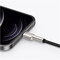Фото - Кабель Baseus Cafule Metaln USB Type-A - Lightning (M/M), 2.4A, 0.25 м, Black (CALJK-01) | click.ua