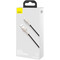 Фото - Кабель Baseus Cafule Metaln USB Type-A - Lightning (M/M), 2.4A, 0.25 м, Black (CALJK-01) | click.ua