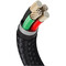 Фото - Кабель Baseus Cafule Metaln USB Type-A - Lightning (M/M), 2.4A, 0.25 м, Black (CALJK-01) | click.ua
