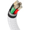 Фото - Кабель Baseus Cafule Metaln USB Type-A - Lightning (M/M), 2.4A, 2 м, White (CALJK-B02) | click.ua