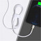 Фото - Кабель Baseus Cafule Metaln USB Type-A - Lightning (M/M), 2.4A, 2 м, White (CALJK-B02) | click.ua