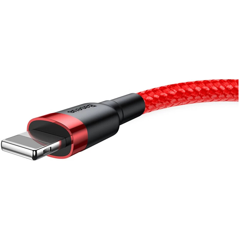 Кабель Baseus Cafule USB-A - Lightning (M/M), 2A, 3 м Red (CALKLF-R09)
