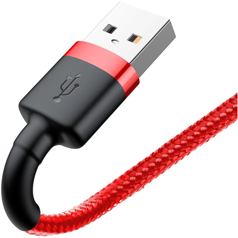 Кабель Baseus Cafule USB-A - Lightning (M/M), 2A, 3 м Red (CALKLF-R09)