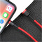 Фото - Кабель Baseus Cafule USB-A - Lightning (M/M), 2A, 3 м Red (CALKLF-R09) | click.ua