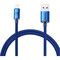 Фото - Кабель Baseus Crystal Shine Series Fast Charging USB-A - Lightning (M/M), 2.4A, 1.2 м Blue (CAJY000003) | click.ua