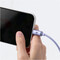 Фото - Кабель Baseus Crystal Shine Series Fast Charging USB-A - Lightning (M/M), 2.4A, 1.2 м Purple (CAJY000005) | click.ua