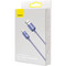 Фото - Кабель Baseus Crystal Shine Series Fast Charging USB-A - Lightning (M/M), 2.4A, 1.2 м Purple (CAJY000005) | click.ua