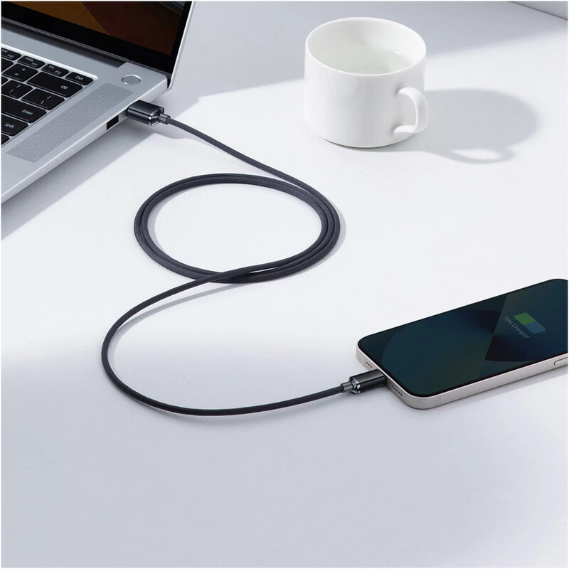 Кабель Baseus Crystal Shine Series Fast Charging USB Type-A - Lightning (M/M), 2.4A, 1.2 м, Black (CAJY000101)