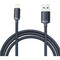 Фото - Кабель Baseus Crystal Shine Series Fast Charging USB Type-A - Lightning (M/M), 2.4A, 1.2 м, Black (CAJY000101) | click.ua