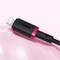 Фото - Кабель Baseus Dura Series Fast Charging USB Type-A - Lightning (M/M), 2.4A, 2 м, Black/Red (P10377801U01-03) | click.ua