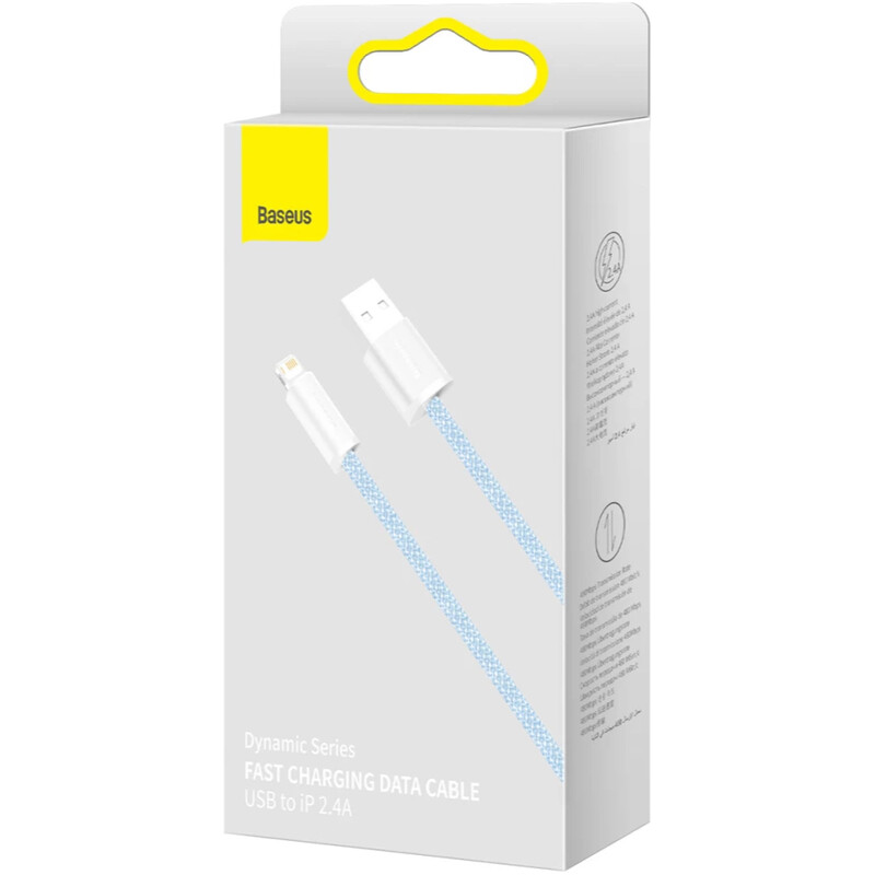 Кабель Baseus Dynamic Series Fast Charging USB Type-A - Lightning (M/M), 2.4A, 1 м, Blue (CALD000403)