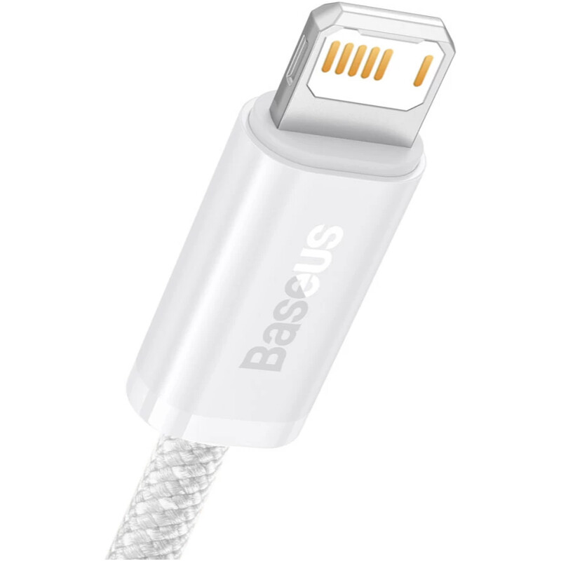 Кабель Baseus Dynamic Series Fast Charging USB Type-A - Lightning (M/M), 2.4A, 2 м, White (CALD000502)