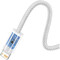 Фото - Кабель Baseus Dynamic Series Fast Charging USB Type-A - Lightning (M/M), 2.4A, 2 м, White (CALD000502) | click.ua