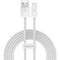 Фото - Кабель Baseus Dynamic Series Fast Charging USB Type-A - Lightning (M/M), 2.4A, 2 м, White (CALD000502) | click.ua