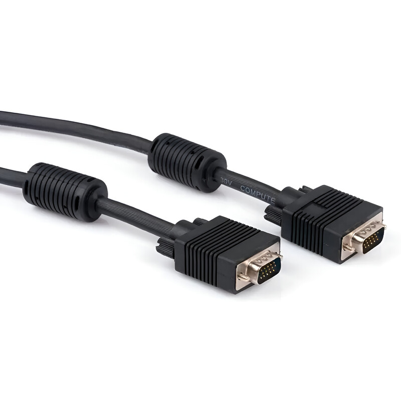 Кабель удлинитель Cablexpert (CC-PPVGAX-10B) VGA-VGA HD15M/HD15F с 2-мя фер. кольцами, черный, 3м