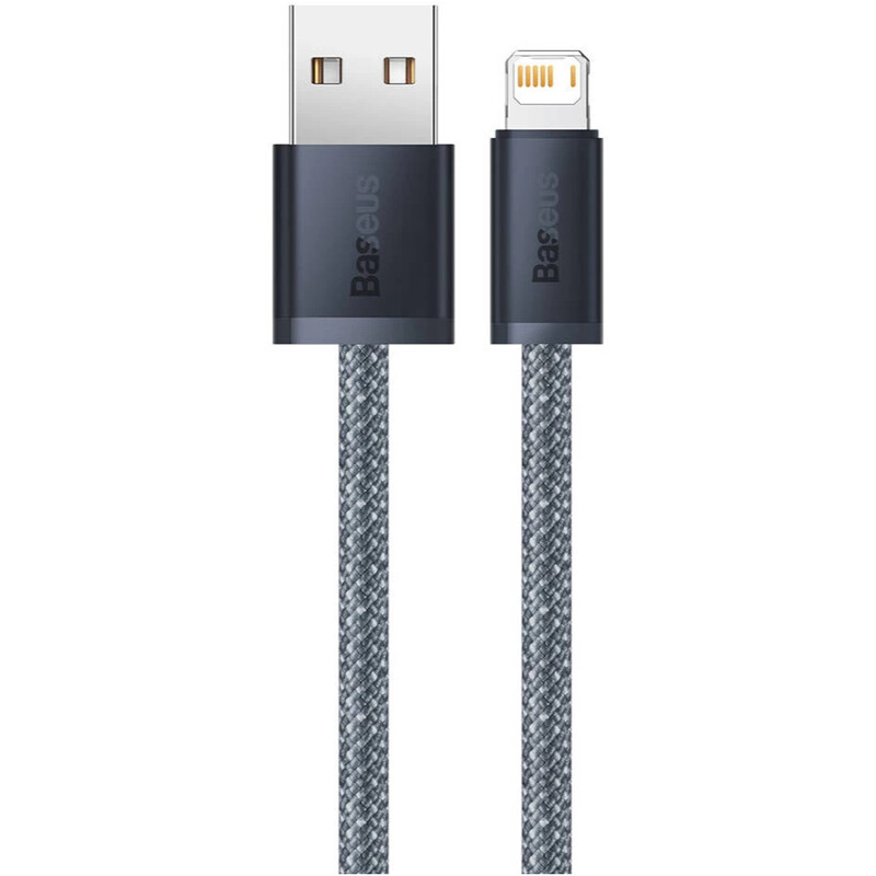 Кабель Baseus Dynamic Series Fast Charging USB Type-A - Lightning (M/M), 2.4A, 1 м, Slate Gray (CALD000416)