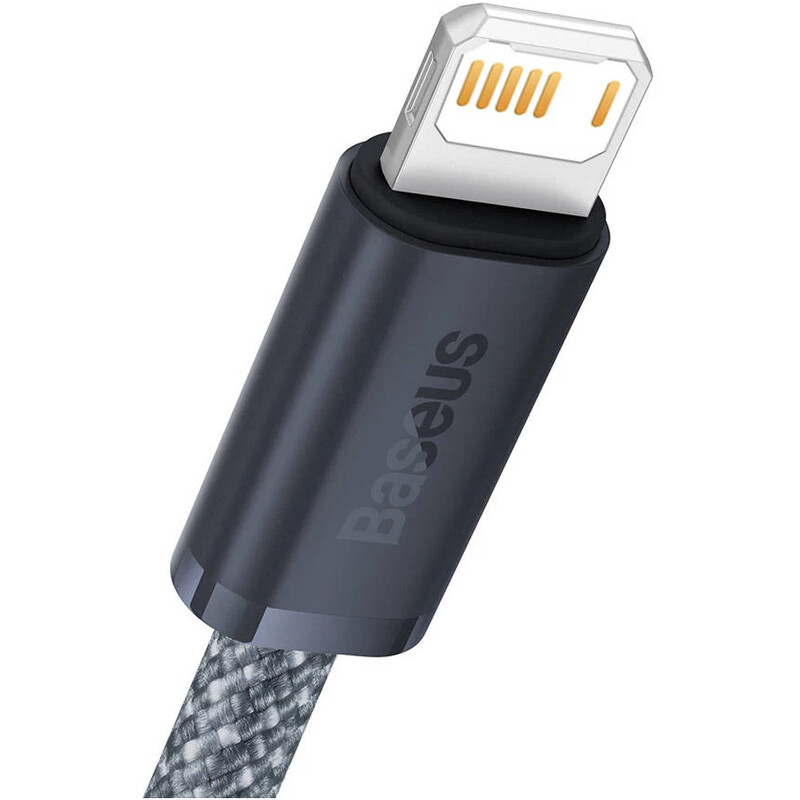 Кабель Baseus Dynamic Series Fast Charging USB Type-A - Lightning (M/M), 2.4A, 1 м, Slate Gray (CALD000416)