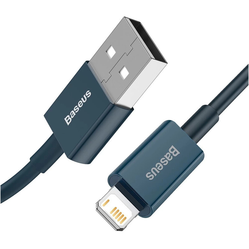 Кабель Baseus Superior Series Fast Charging USB Type-A - Lightning (M/M), 2.4A, 1 м, Blue (CALYS-A03)