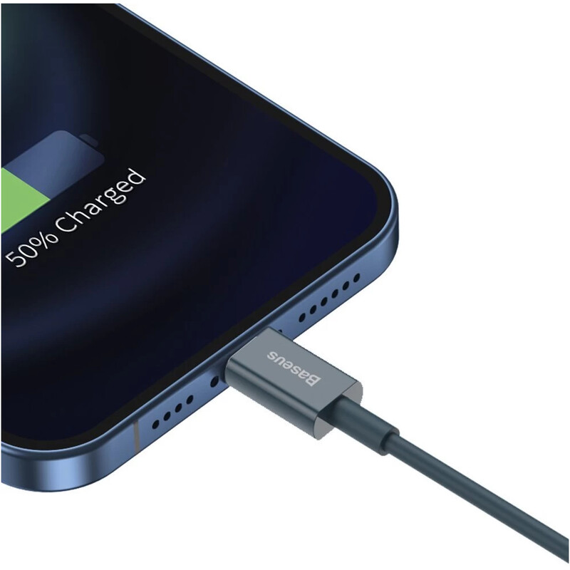 Кабель Baseus Superior Series Fast Charging USB Type-A - Lightning (M/M), 2.4A, 1 м, Blue (CALYS-A03)
