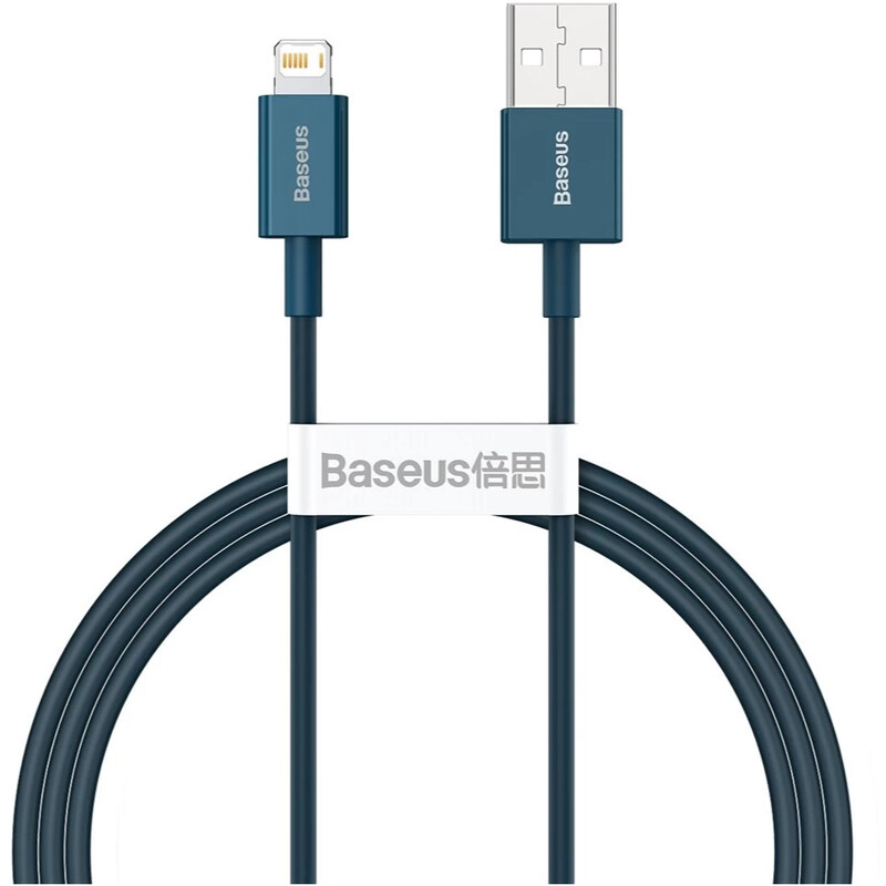 Кабель Baseus Superior Series Fast Charging USB Type-A - Lightning (M/M), 2.4A, 1 м, Blue (CALYS-A03)