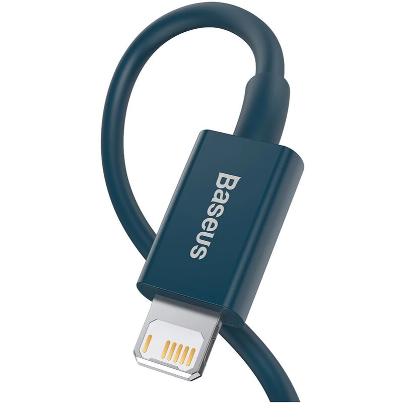 Кабель Baseus Superior Series Fast Charging USB Type-A - Lightning (M/M), 2.4A, 1 м, Blue (CALYS-A03)