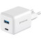 Фото - Мережевий зарядний пристрій Proove Pocket GaN (1USB-C, 1USB) 45W White (WCPG45110002) | click.ua