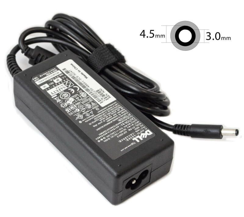 Блок питания для ноутбука Dell 19.5V 3.34A 65W 4.5x3.0мм без каб.пит. (AD104002) bulk
