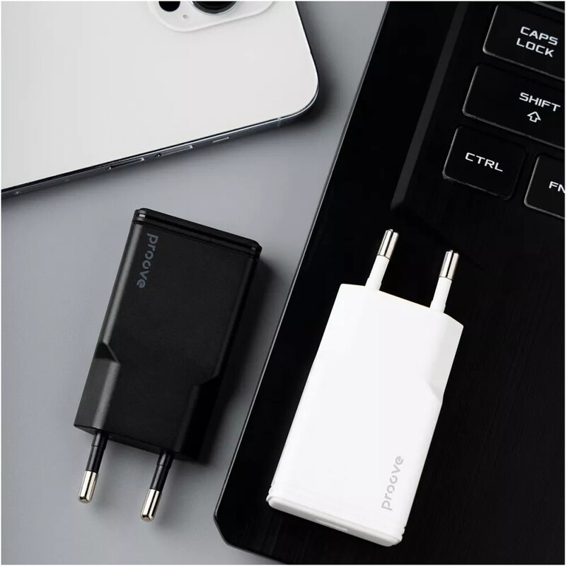 Мережевий зарядний пристрій Proove Slender (1USB-C, 1USB) 30W Black (WCSL30110001)