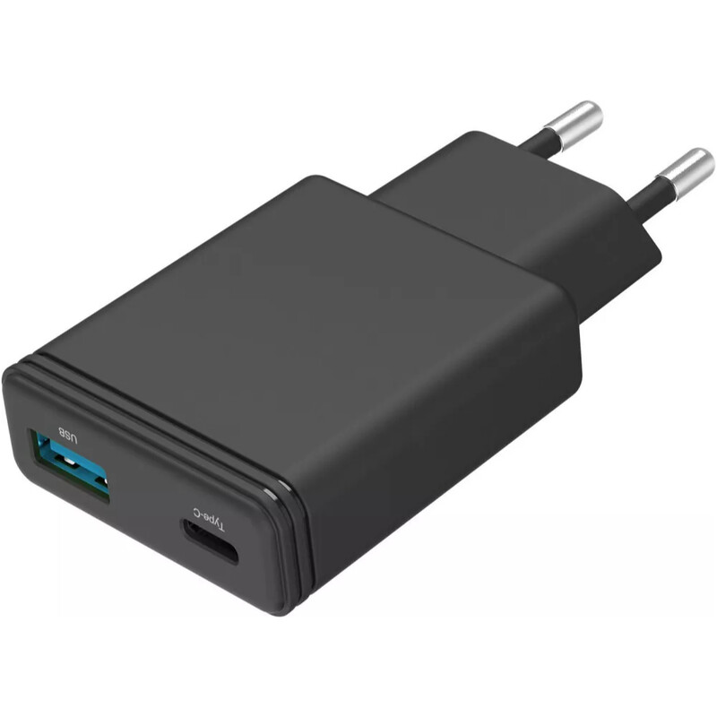 Мережевий зарядний пристрій Proove Slender (1USB-C, 1USB) 45W Black (WCSL45110001)