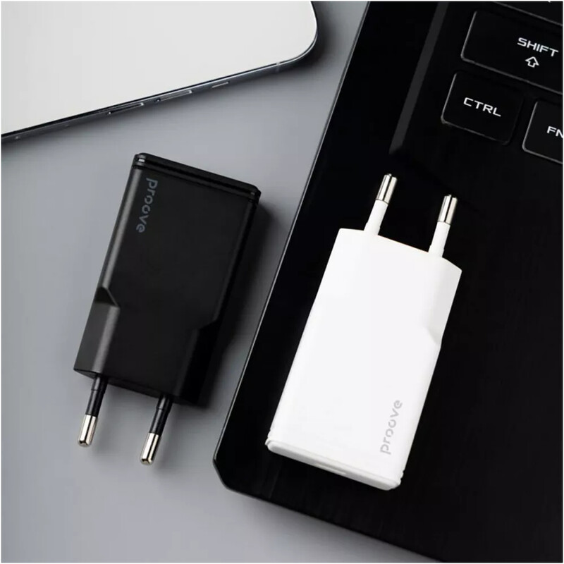 Мережевий зарядний пристрій Proove Slender (1USB-C, 1USB) 45W Black (WCSL45110001)