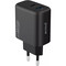 Фото - Мережевий зарядний пристрій Proove Silicone Power 2 (1USB-C, 1USB) 45W Black (WCSP24110001) | click.ua
