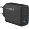 Фото - Мережевий зарядний пристрій Proove Silicone Power 2 (2xUSB-C, 1USB) 67W Black (WCSP26120001) | click.ua